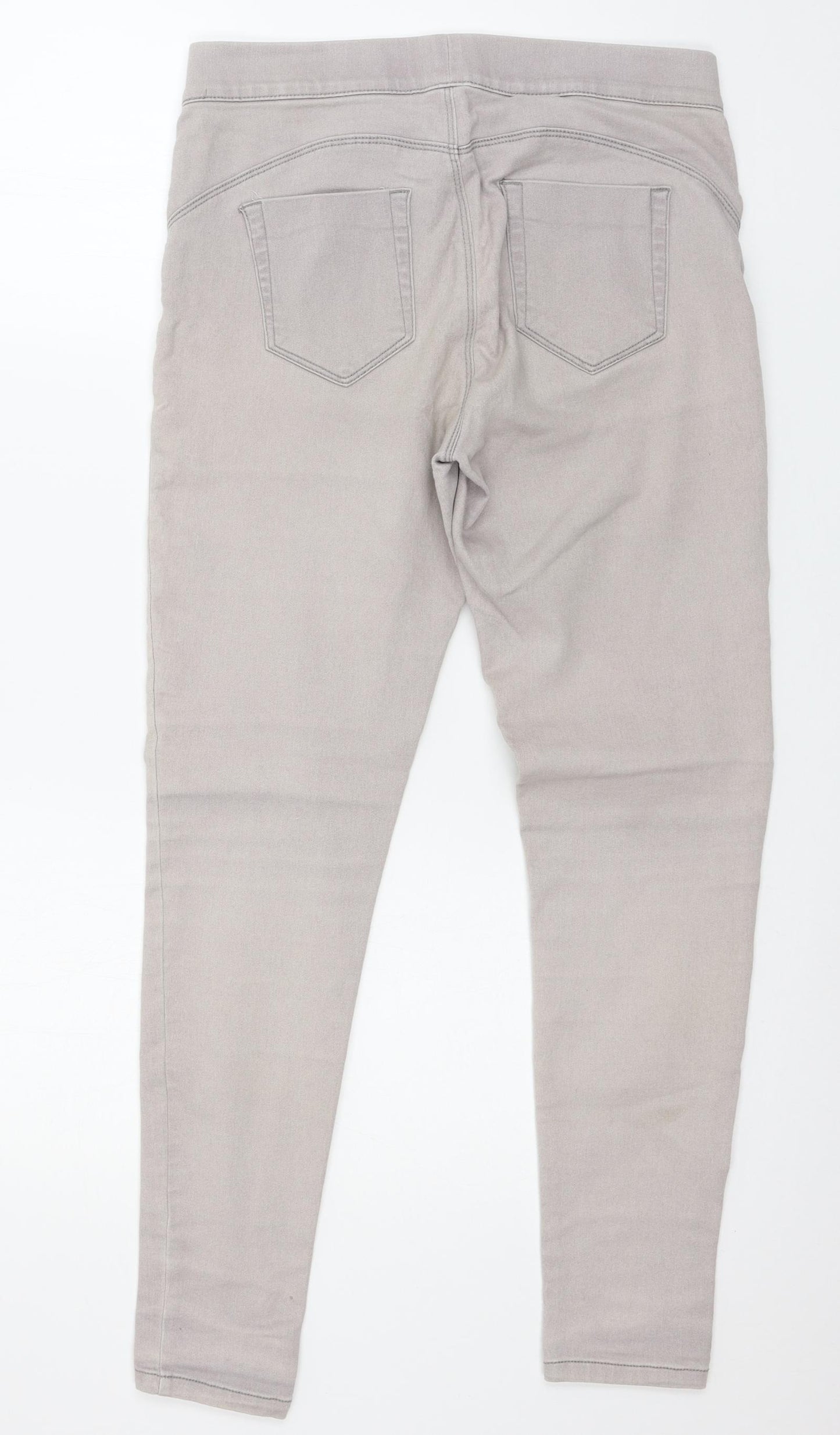 Denim & Co. Womens Pink  Denim Jegging Jeans Size 12 L28 in