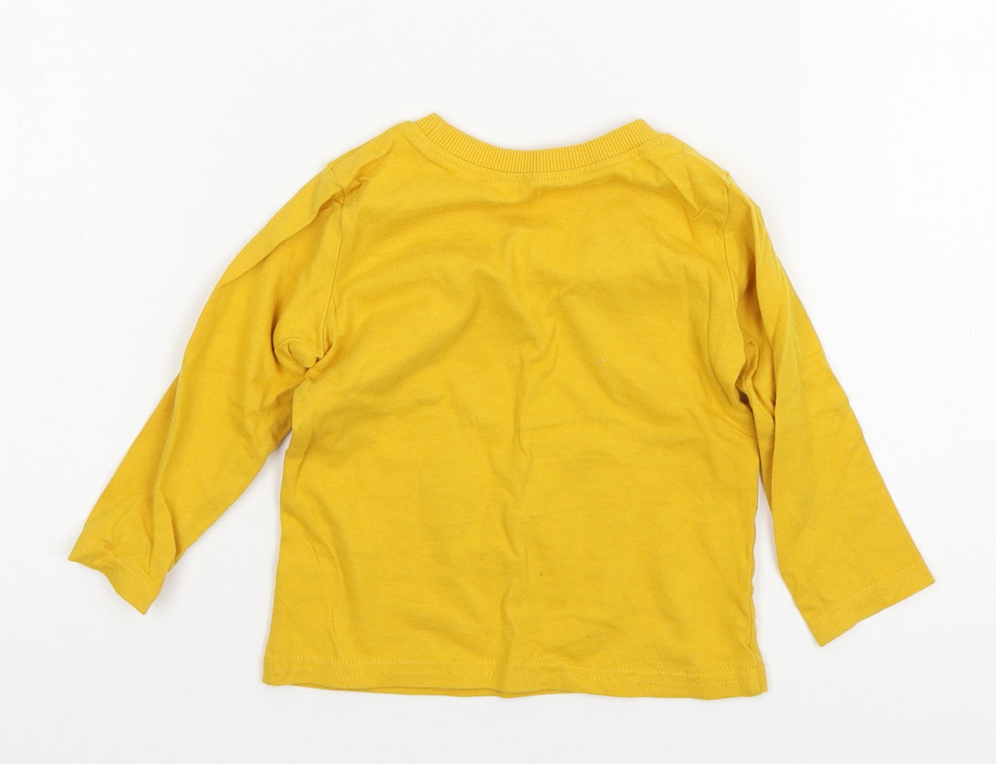 George Boys Yellow  Jersey Basic T-Shirt Size 9-12 Months  - Cool Little Bro