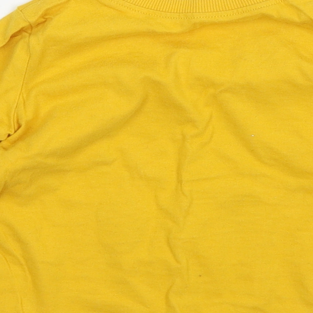 George Boys Yellow  Jersey Basic T-Shirt Size 9-12 Months  - Cool Little Bro