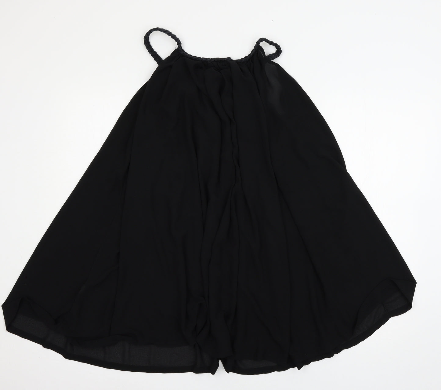 Gossip Womens Black  Chiffon Basic Tank Size M