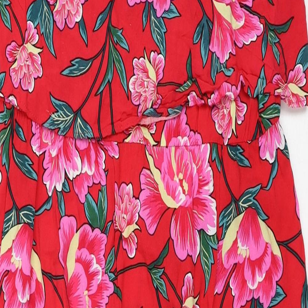 Capsule Womens Red Floral  Slip Dress  Size 26