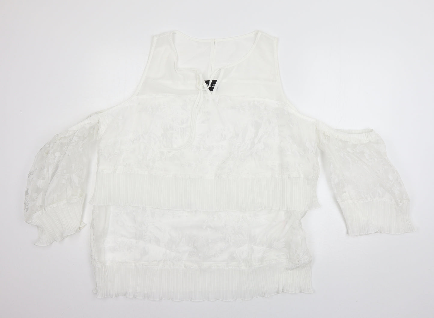 B.You Womens White   Basic Blouse Size 20