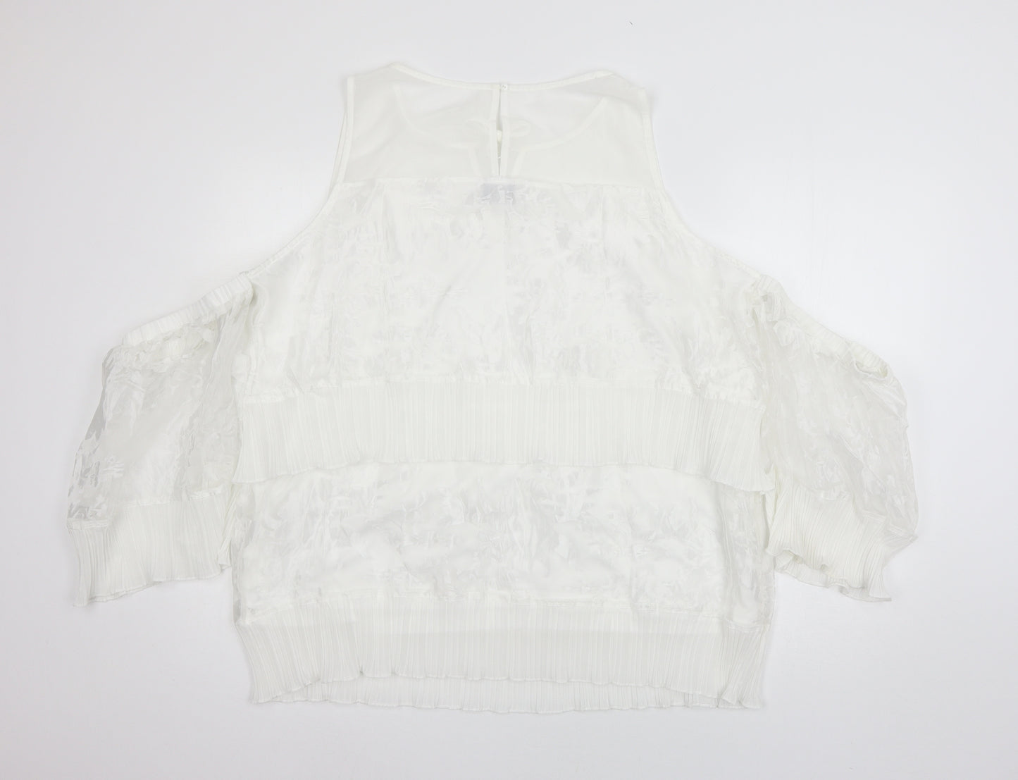 B.You Womens White   Basic Blouse Size 20