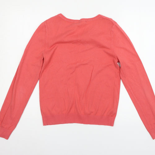 George Womens Pink  Knit Pullover Jumper Size 12