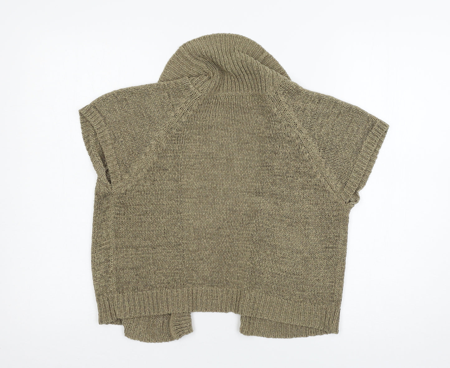 TU Womens Brown  Knit Cardigan Jumper Size 12