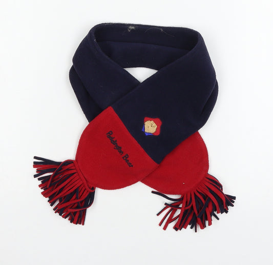 Paddington Bear Boys Black Geometric Fleece Rectangle Scarf Scarf One Size
