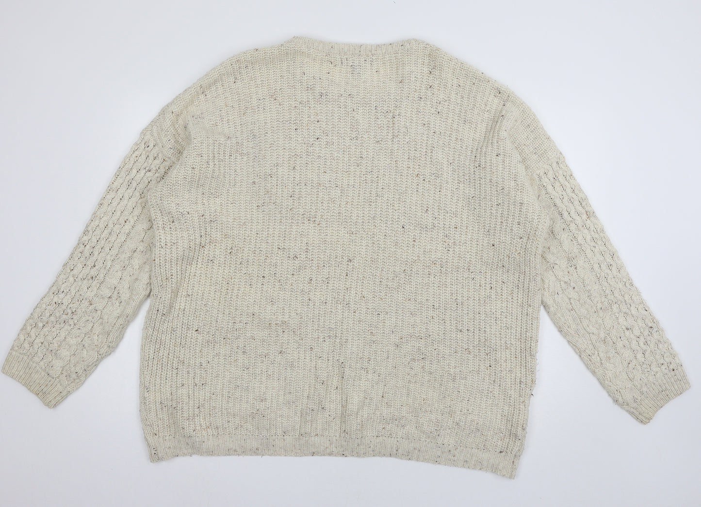 Atmosphere Womens Ivory  Knit Pullover Jumper Size 20