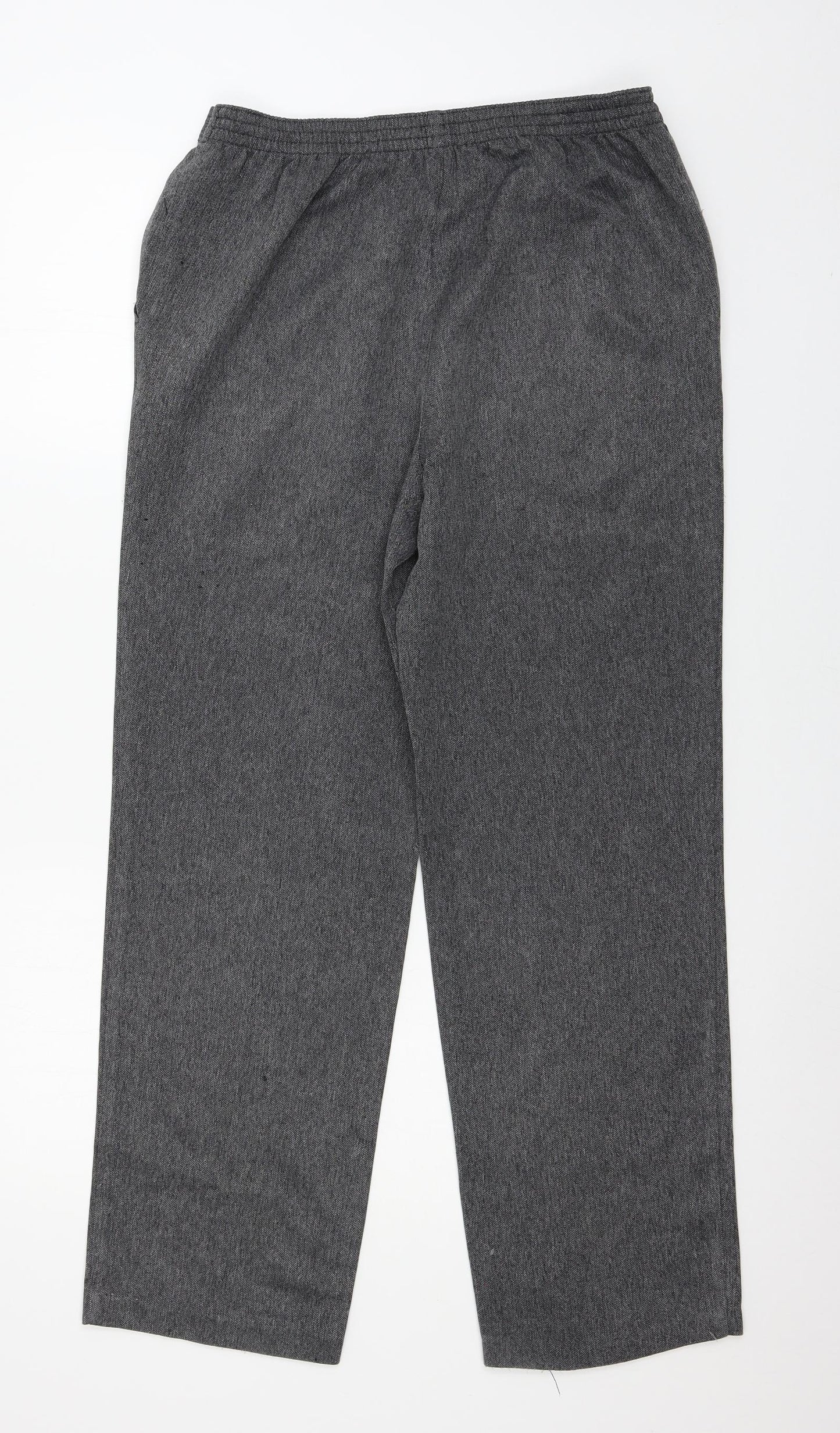 Marks and Spencer Womens Grey   Trousers  Size 12 L27 in