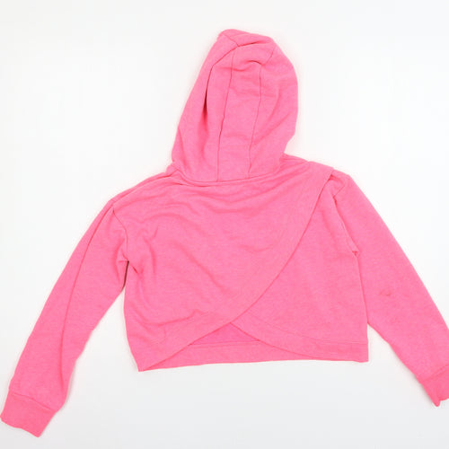 Dunnes Girls Pink  Jersey Pullover Hoodie Size 10-11 Years  - Great love
