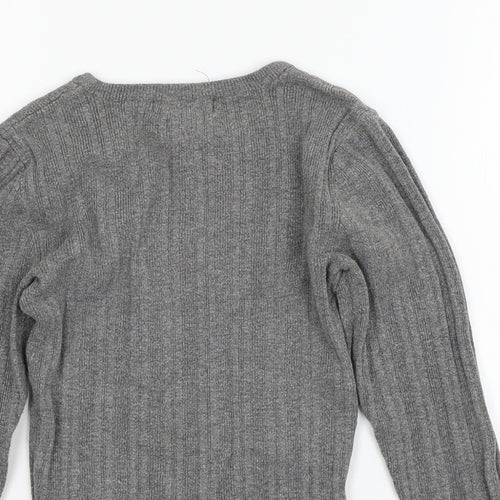 Primark Womens Grey  Knit Pullover Jumper Size 10
