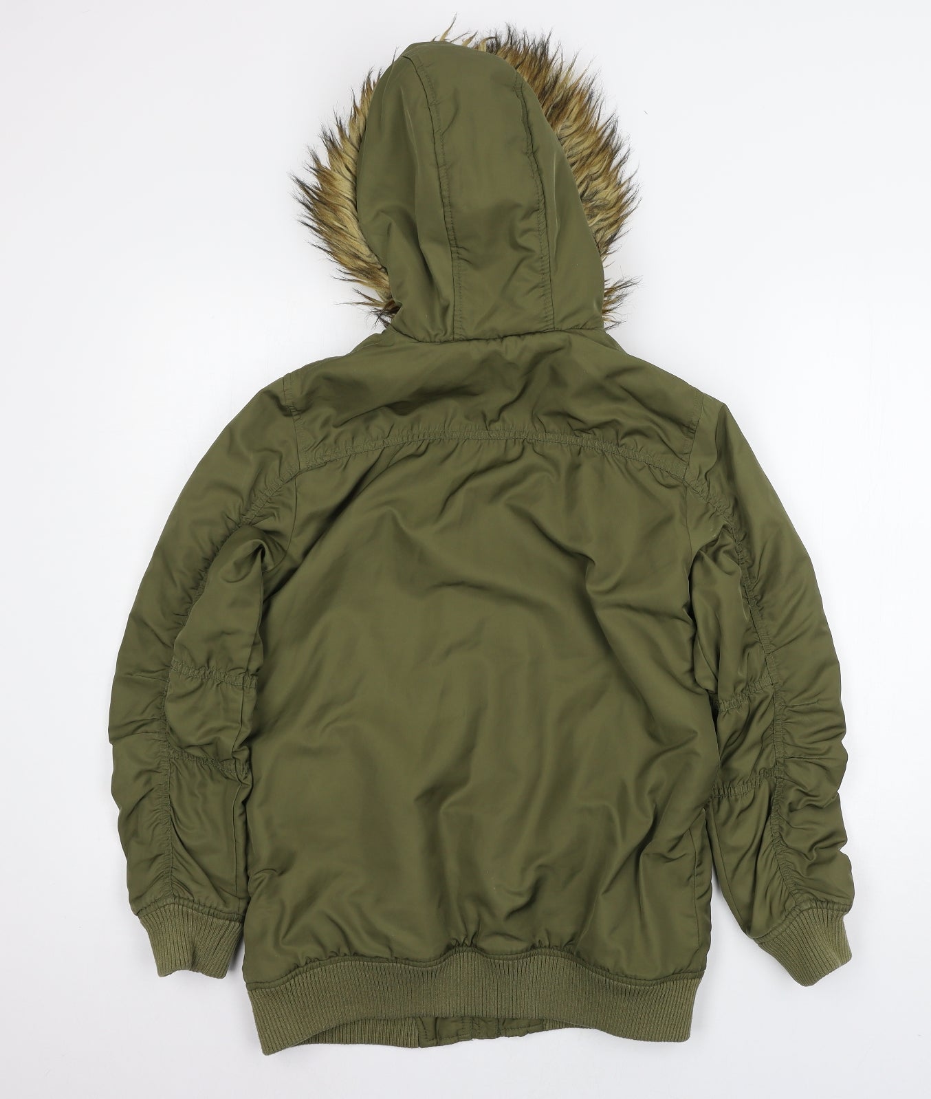 NEXT Girls Green   Parka Coat Size 12 Years