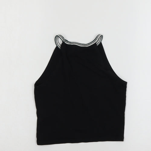 New Look Girls Black  Jersey Basic Tank Size 10-11 Years