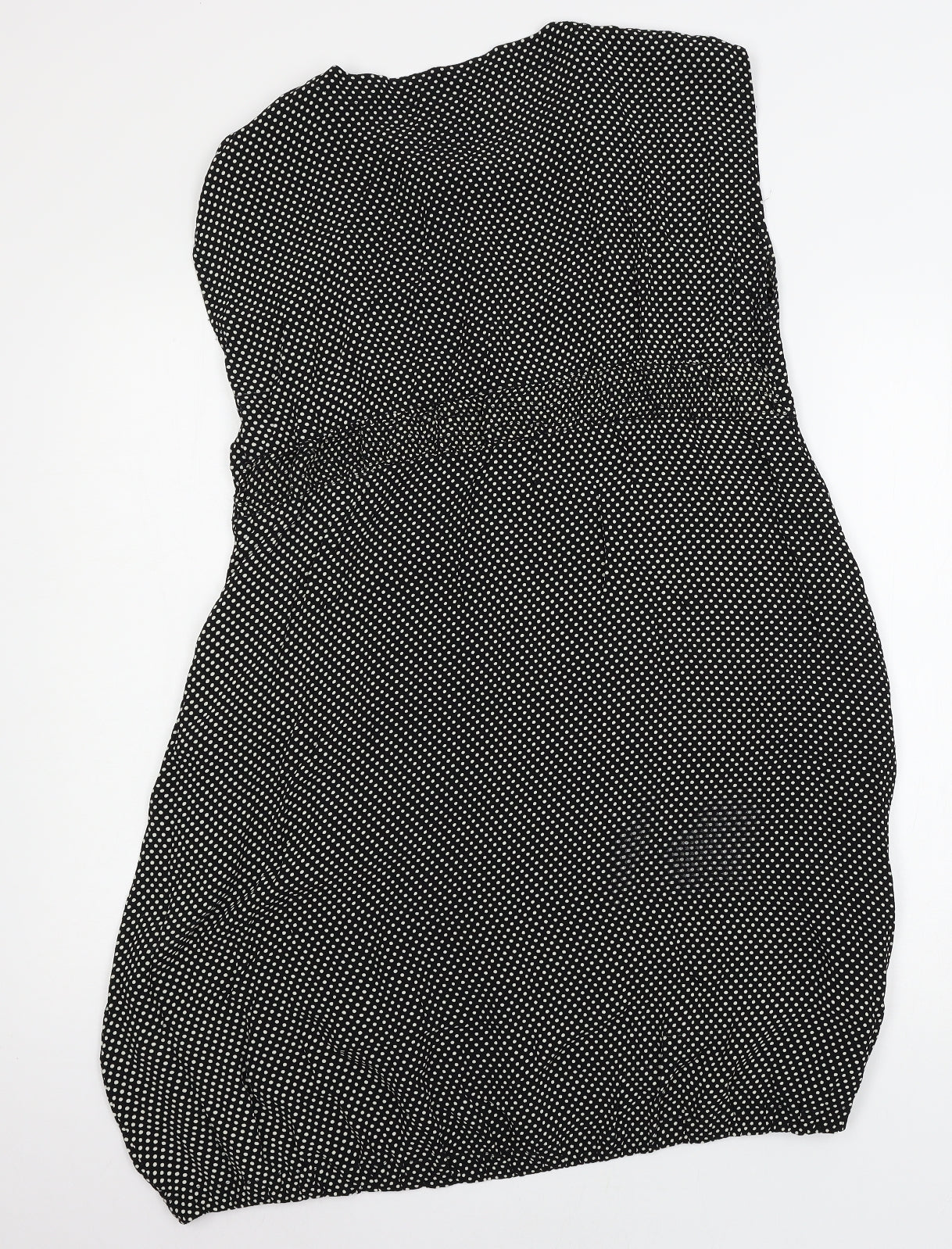 Masai Womens Black Polka Dot  A-Line  Size XL