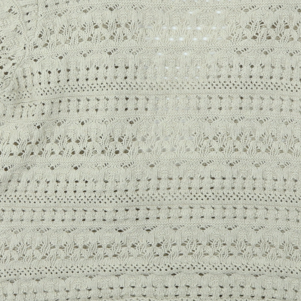 ISLE Womens Beige   Cardigan Jumper Size M