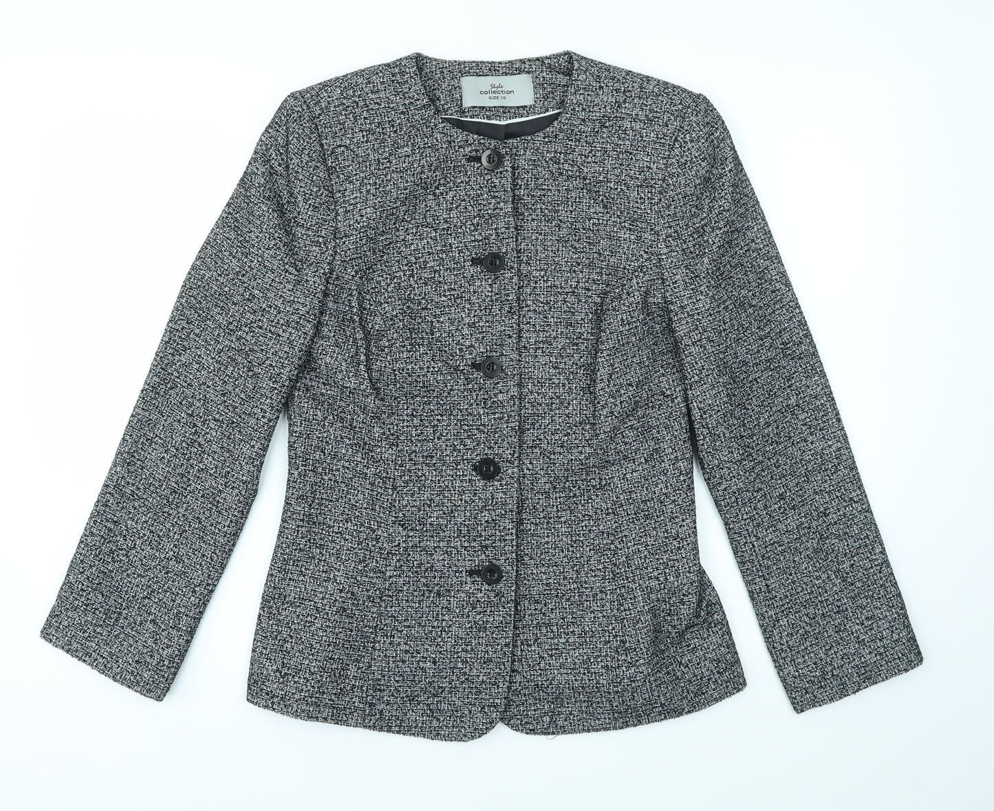 style collection Womens Grey   Jacket Blazer Size 10