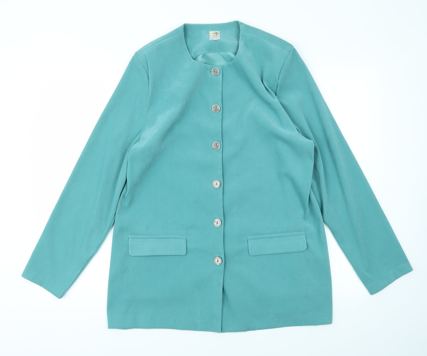 Travelling Light Womens Blue   Jacket Blazer Size L