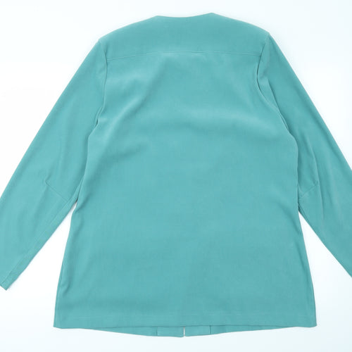 Travelling Light Womens Blue   Jacket Blazer Size L