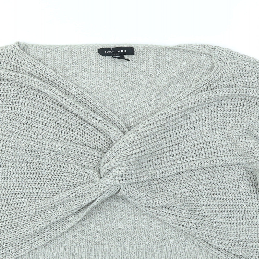 New Look Womens Grey   Pullover Jumper Size L