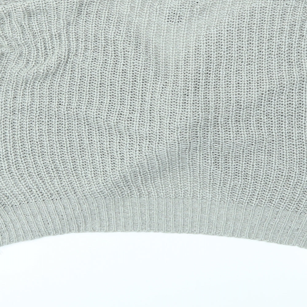 New Look Womens Grey   Pullover Jumper Size L