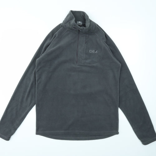 DEX Mens Grey   Pullover Sweatshirt Size M