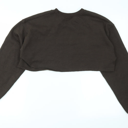 Nasty Gal Womens Brown   Pullover Jumper Size M