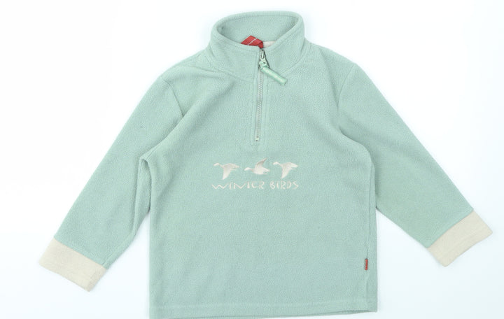 TOP HIT COLLECTION Boys Green Pullover Jumper Size 5-6 Years
