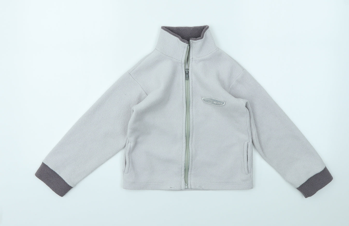 Preworn Boys Green   Full Zip Sweatshirt Size 5-6 Years