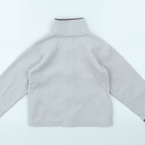 Preworn Boys Green   Full Zip Sweatshirt Size 5-6 Years