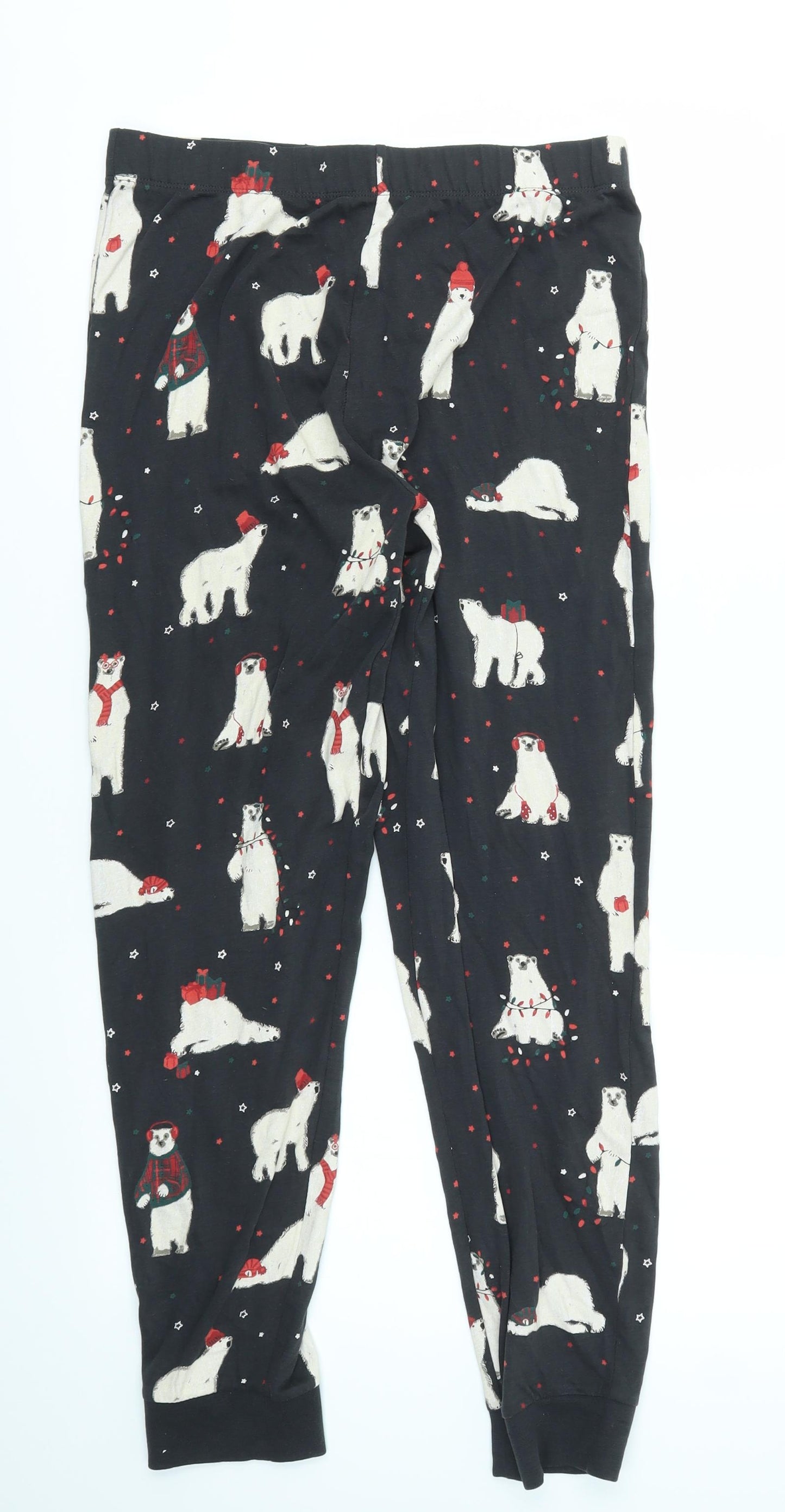 M&S Girls Multicoloured Animal Print  Top Lounge Set Size 12-13 Years