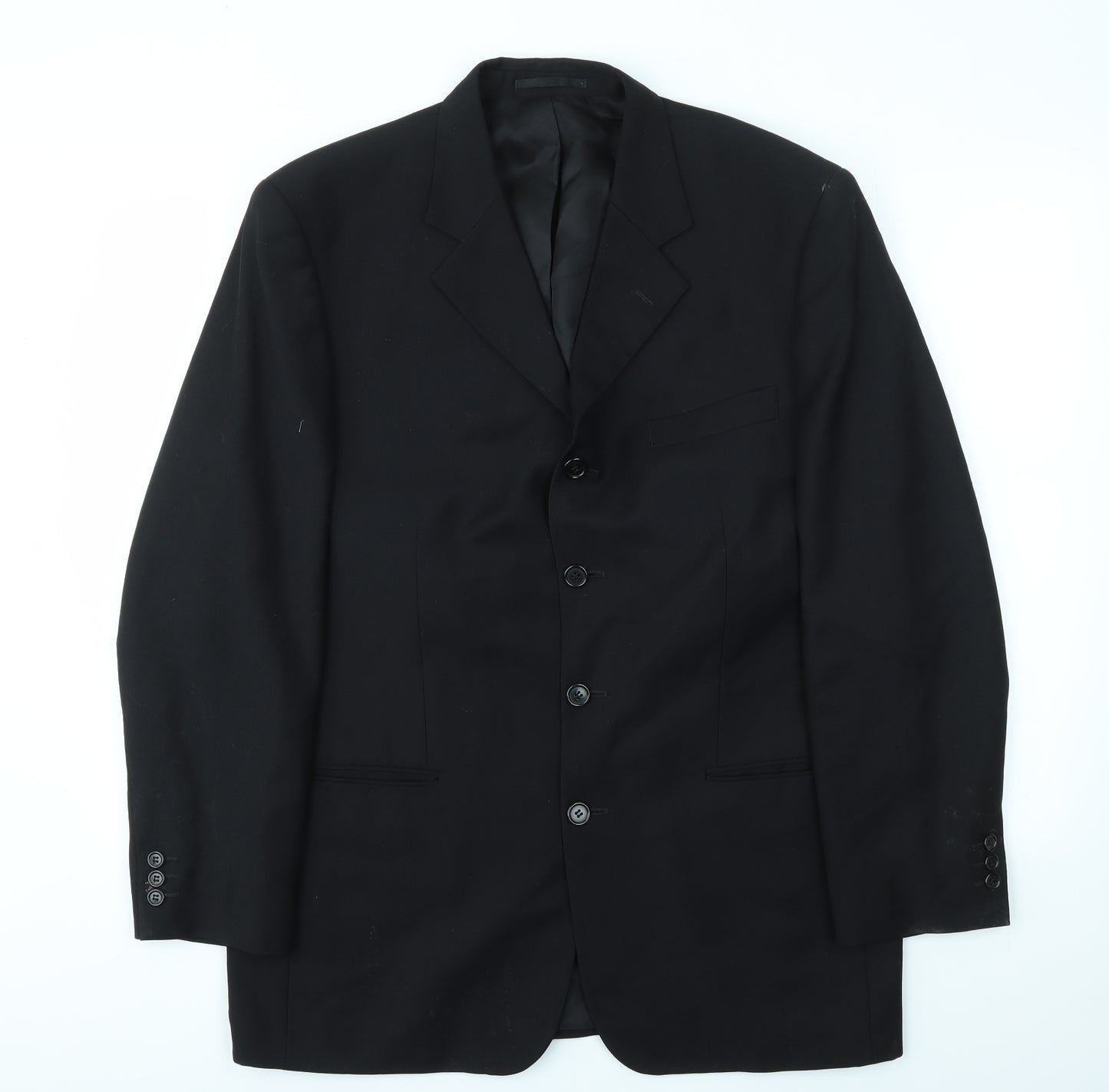 Tom English Mens Black   Jacket Blazer Size 40