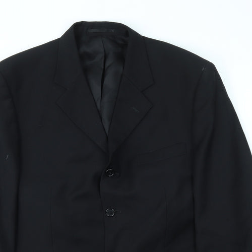 Tom English Mens Black   Jacket Blazer Size 40