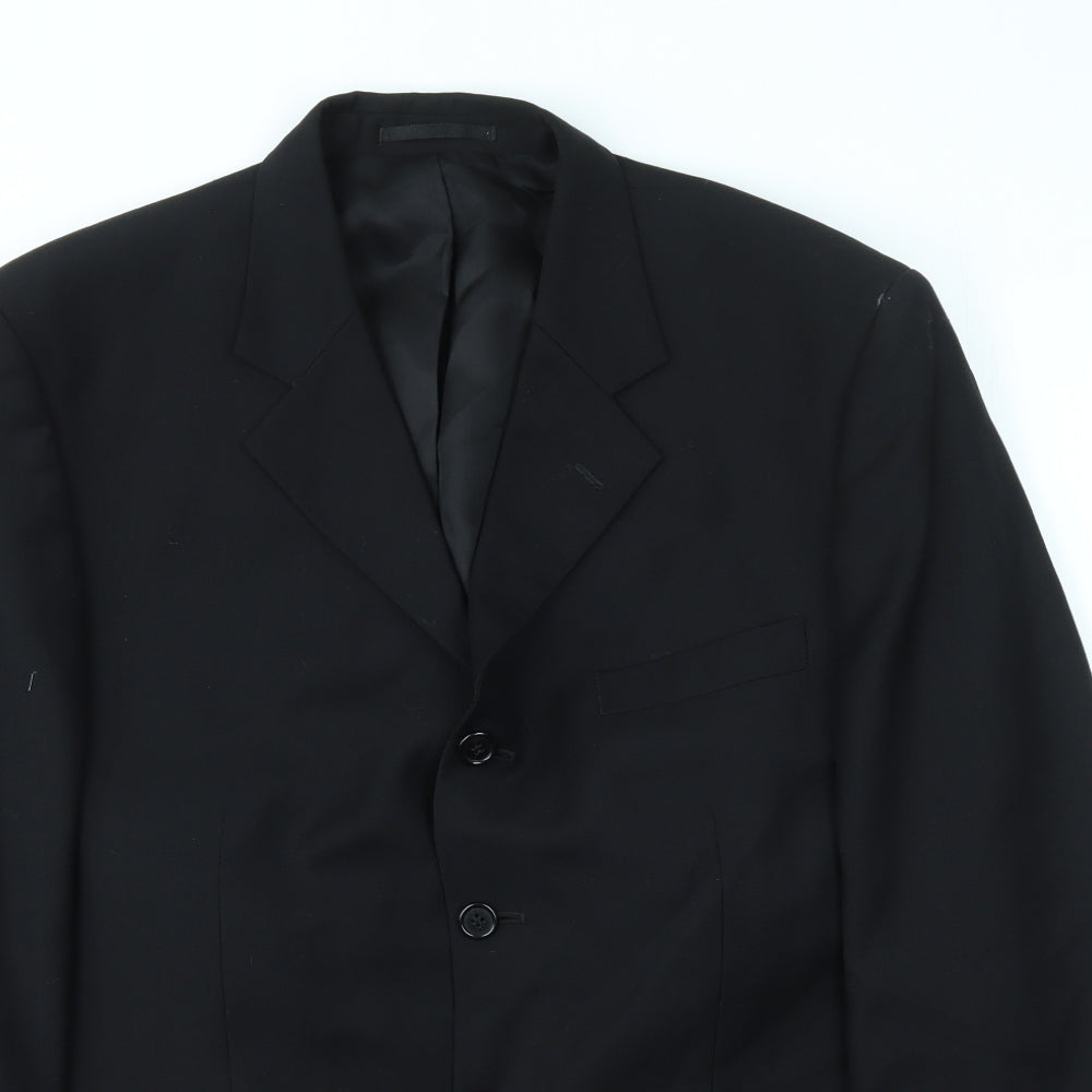 Tom English Mens Black   Jacket Blazer Size 40