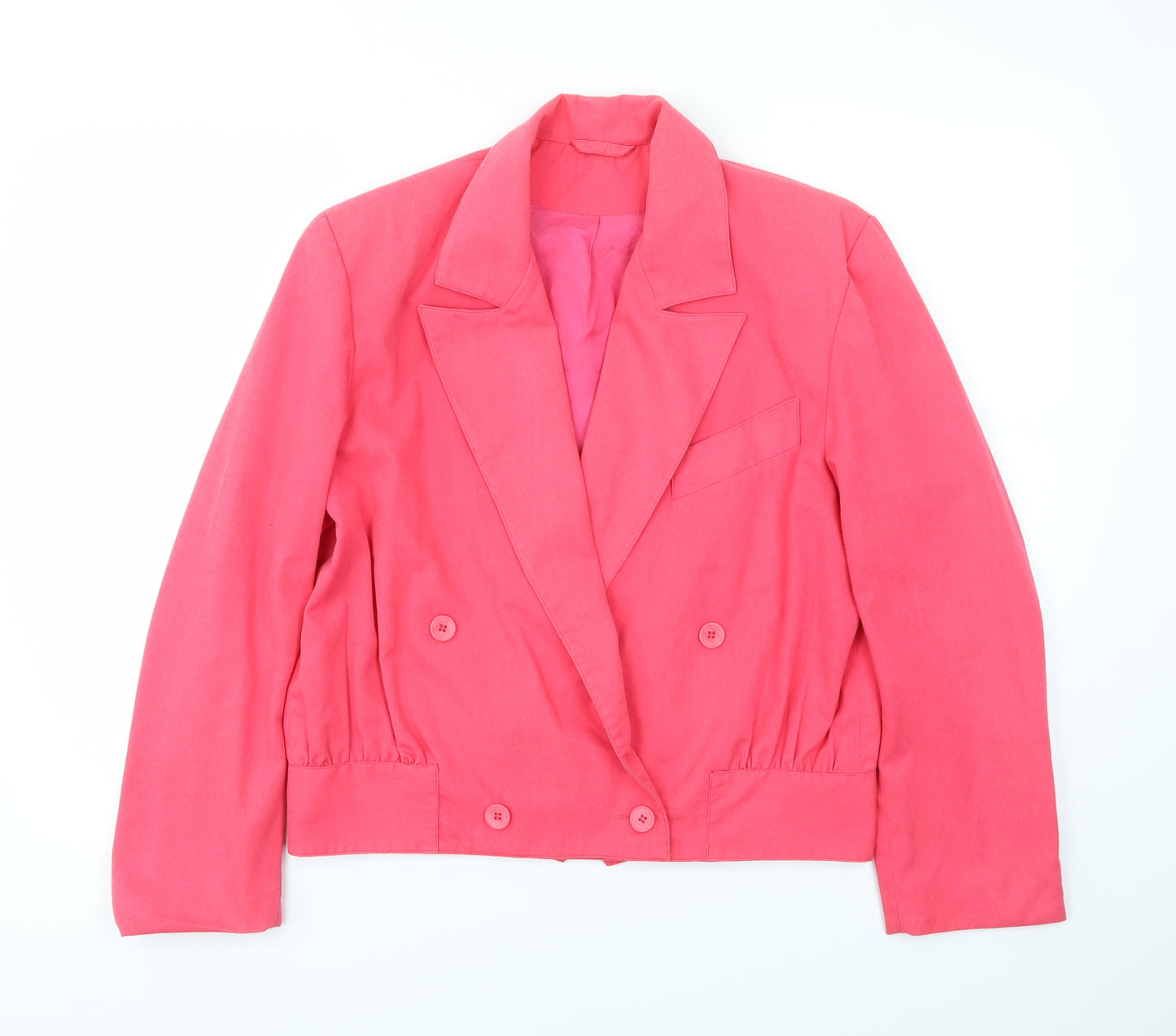 Bickler Womens Orange   Jacket Blazer Size 12