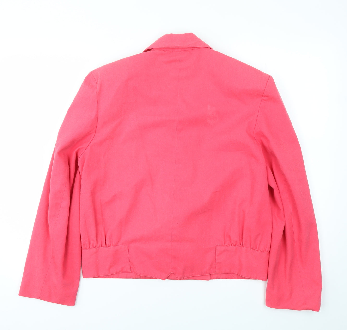 Bickler Womens Orange   Jacket Blazer Size 12