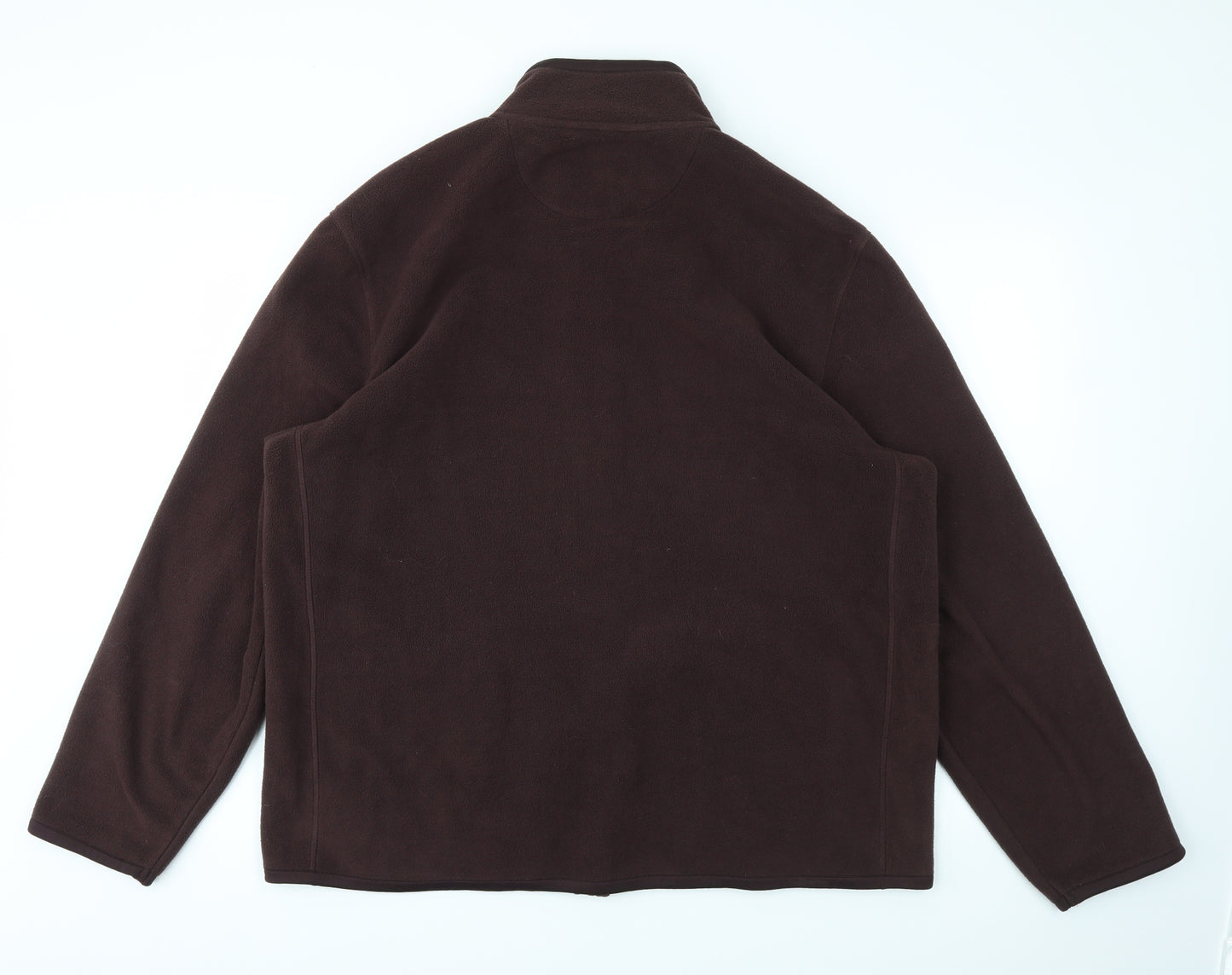 TU Mens Brown   Full Zip Hoodie Size XL