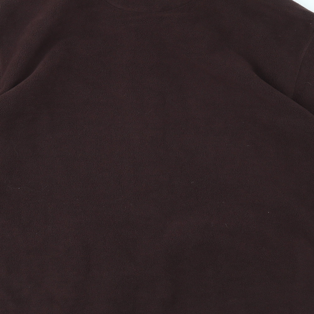 TU Mens Brown   Full Zip Hoodie Size XL