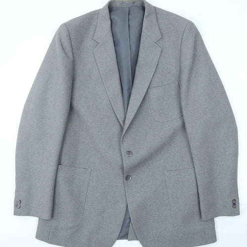 Preworn Mens Grey   Jacket Blazer Size 42