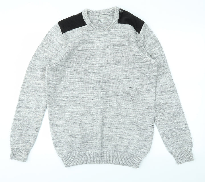 TU Mens Grey   Pullover Sweatshirt Size S