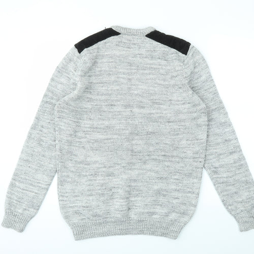 TU Mens Grey   Pullover Sweatshirt Size S