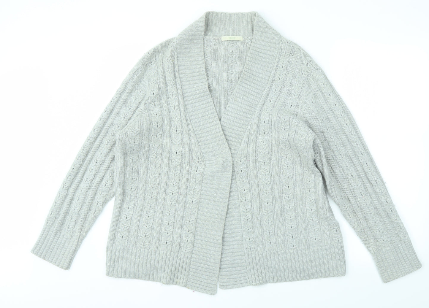 M&S Womens Grey   Cardigan Jumper Size 20