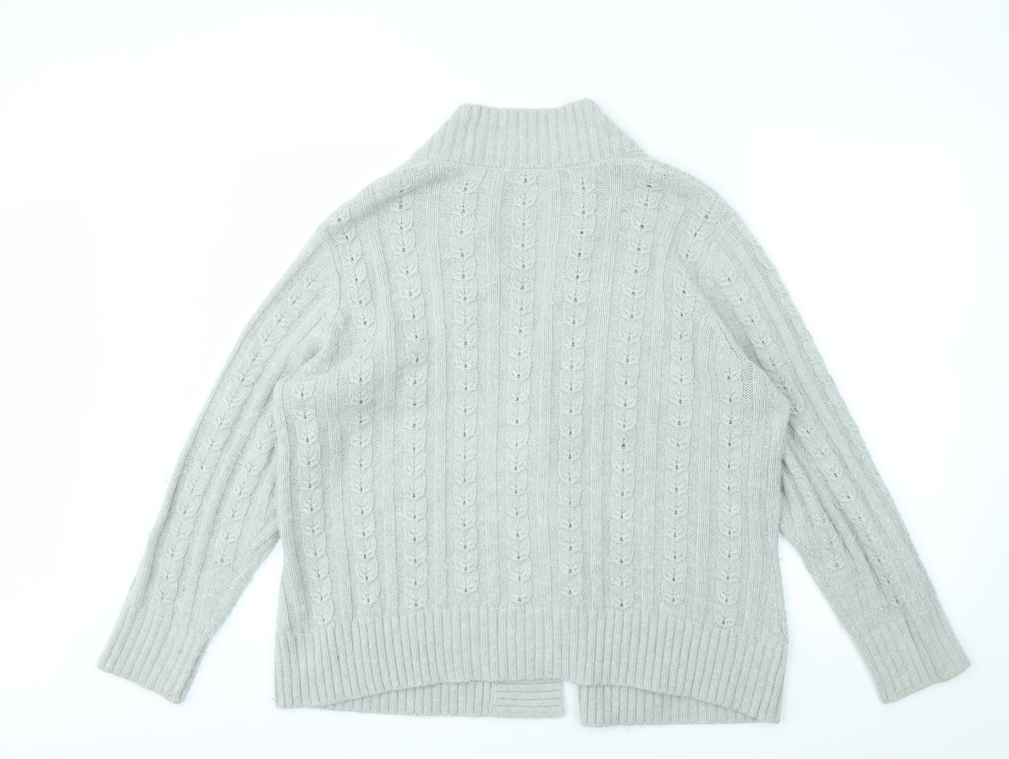 M&S Womens Grey   Cardigan Jumper Size 20