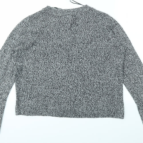H&M Womens Grey   Pullover Jumper Size M
