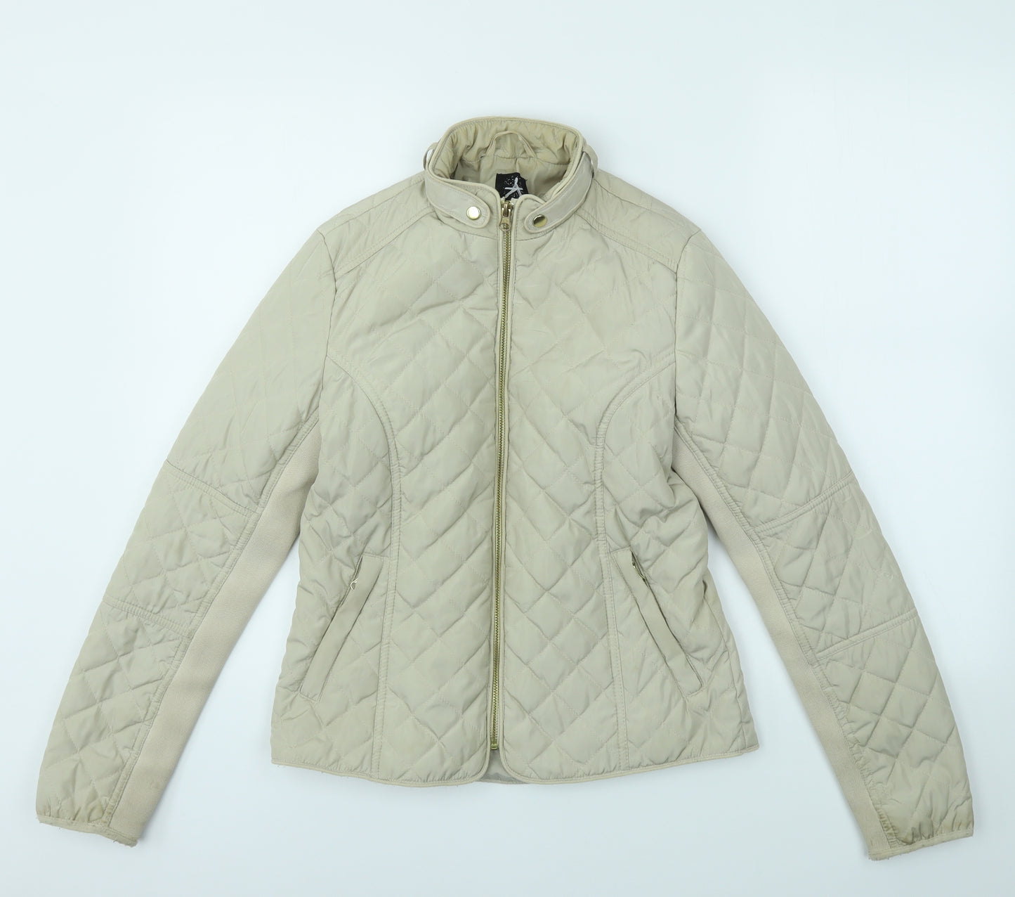 Primark Womens Beige   Jacket Coat Size 8
