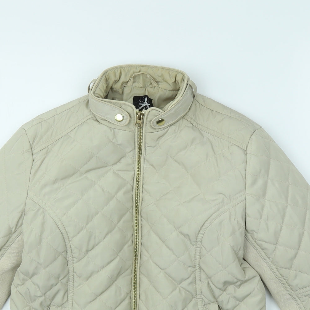 Primark Womens Beige   Jacket Coat Size 8