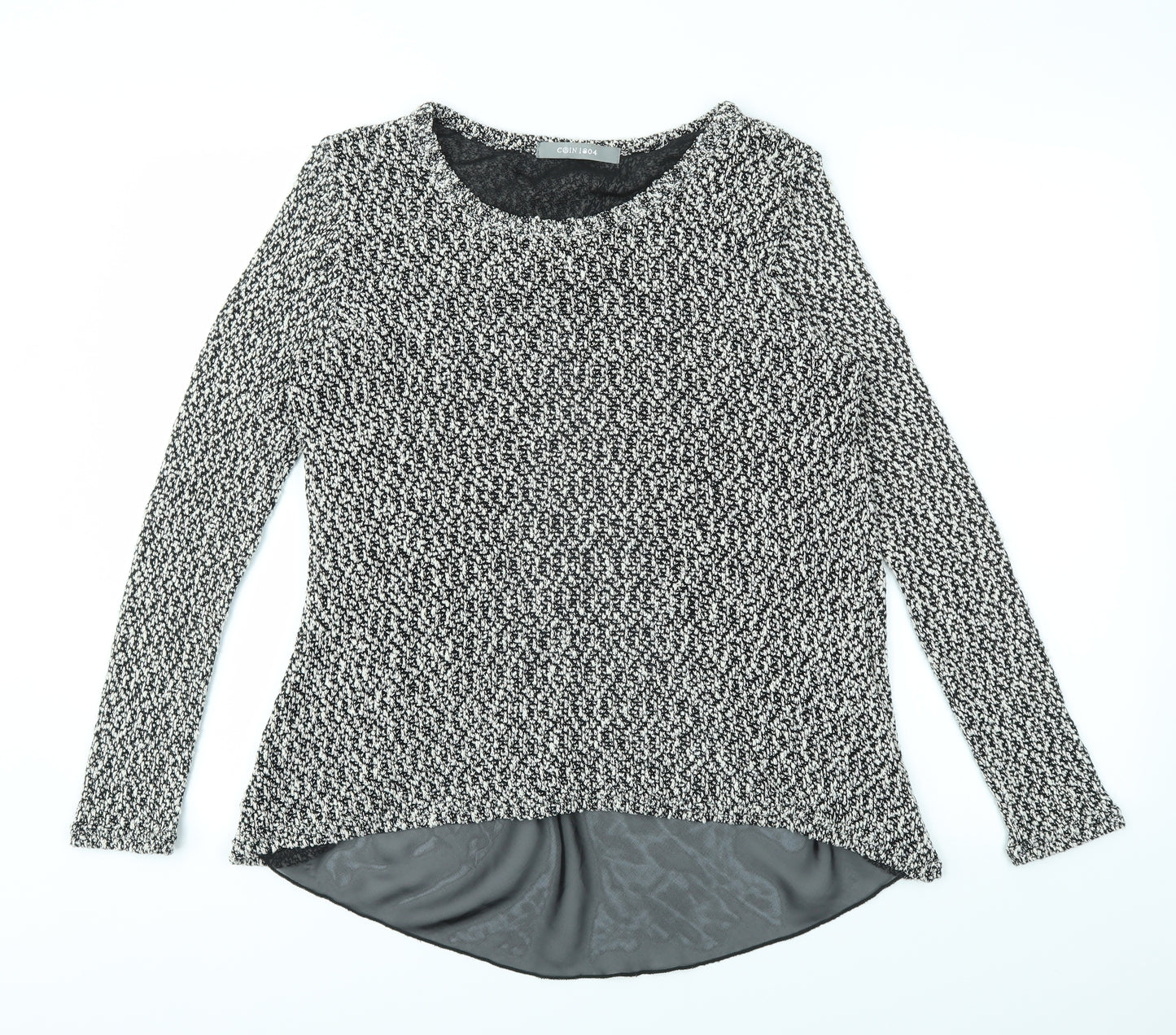 COIN 1804 Womens Grey   Basic T-Shirt Size L