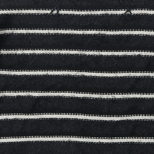 M&Co Womens Multicoloured Striped  Basic T-Shirt Size S