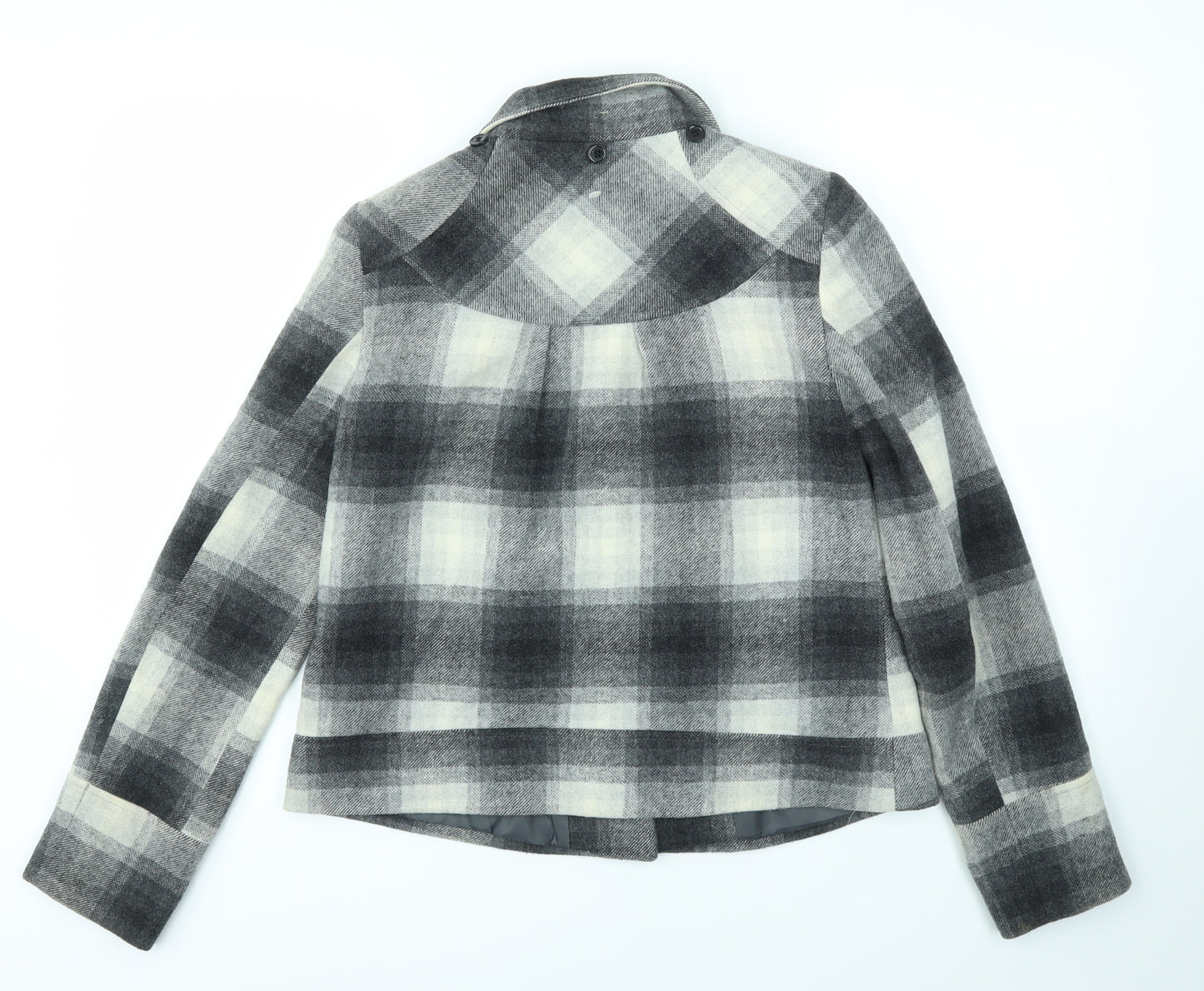 Debenhams Womens Multicoloured Check  Jacket Coat Size 8