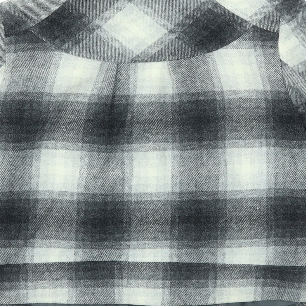 Debenhams Womens Multicoloured Check  Jacket Coat Size 8