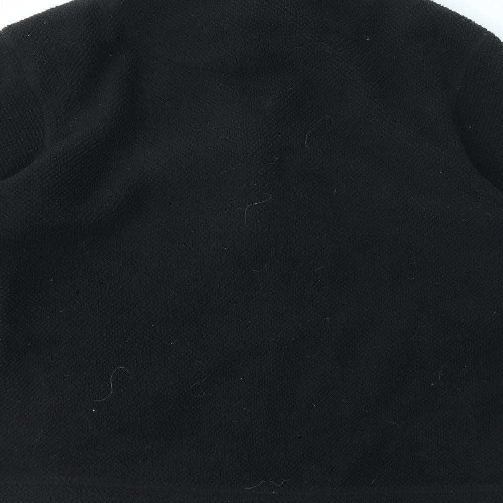 George Womens Black Houndstooth  Full Zip Jumper Size 14