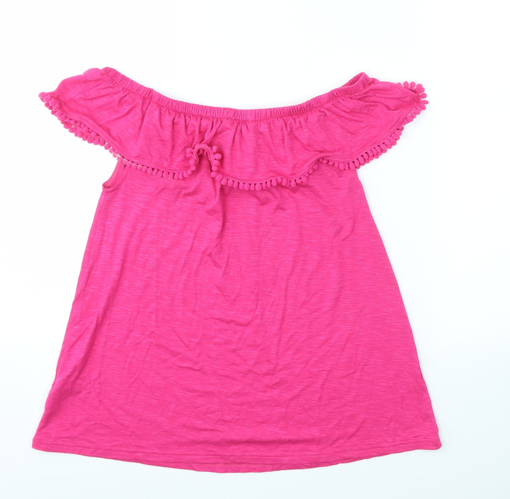 F&F Girls Pink   Basic T-Shirt Size 12-13 Years